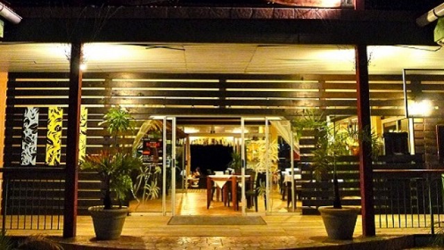 ボラボラ島 グルメ 4コースディナー ＠ St.Jamesレストラン