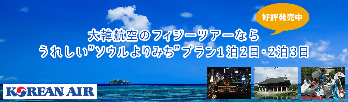  ”ソウルよりみち”プラン1泊2日・2泊3日（大韓航空利用）