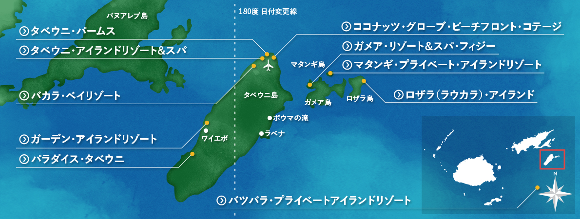 フィジー タベウニ島