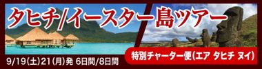 エアタヒチヌイ(特別チャーター便）